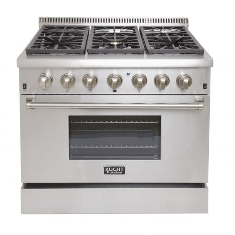 Kucht 36″ Freestanding Dual-Fuel Range KRD366F - MyBBQDirect