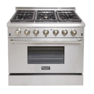 Kucht 36″ Freestanding Dual-Fuel Range KRD366F - MyBBQDirect