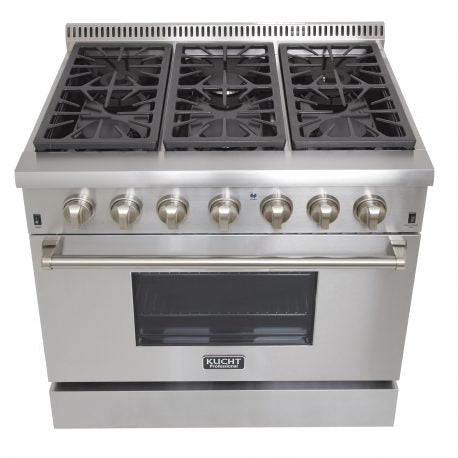 Kucht 36″ Freestanding Dual-Fuel Range KRD366F - MyBBQDirect
