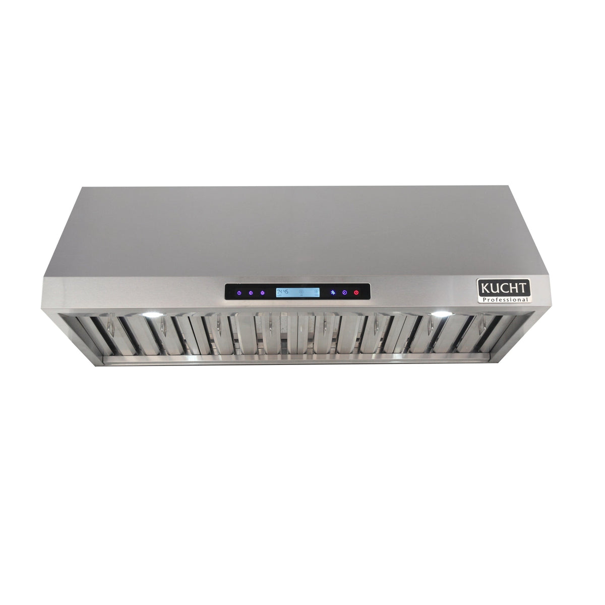 Kucht 5-Piece Appliance Package - 48-Inch Dual Fuel Range, Refrigerator, Under Cabinet Hood, Dishwasher, & Microwave Drawer in Stainless Steel - MyBBQDirect