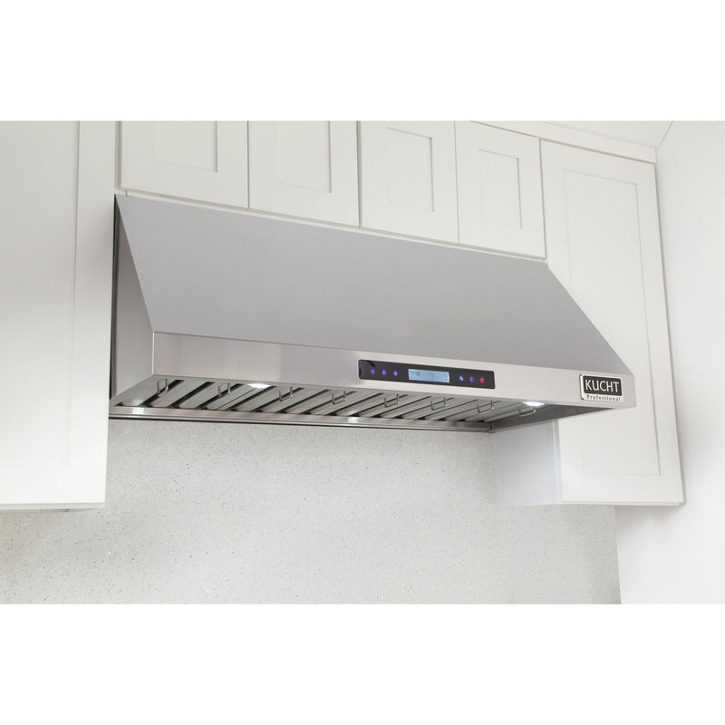 Kucht 48-Inch Under Cabinet Range Hood 1200 CFM in Stainless Steel & Silver (KRH4820A)