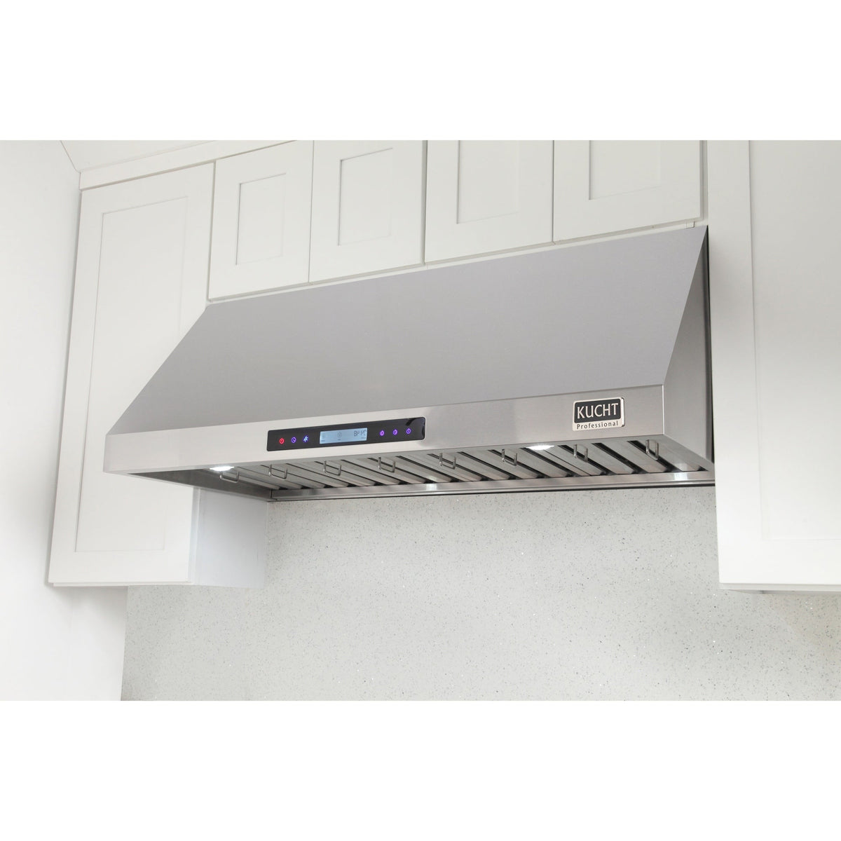 Kucht 5-Piece Appliance Package - 48-Inch Dual Fuel Range, Refrigerator, Under Cabinet Hood, Dishwasher, & Microwave Drawer in Stainless Steel - MyBBQDirect