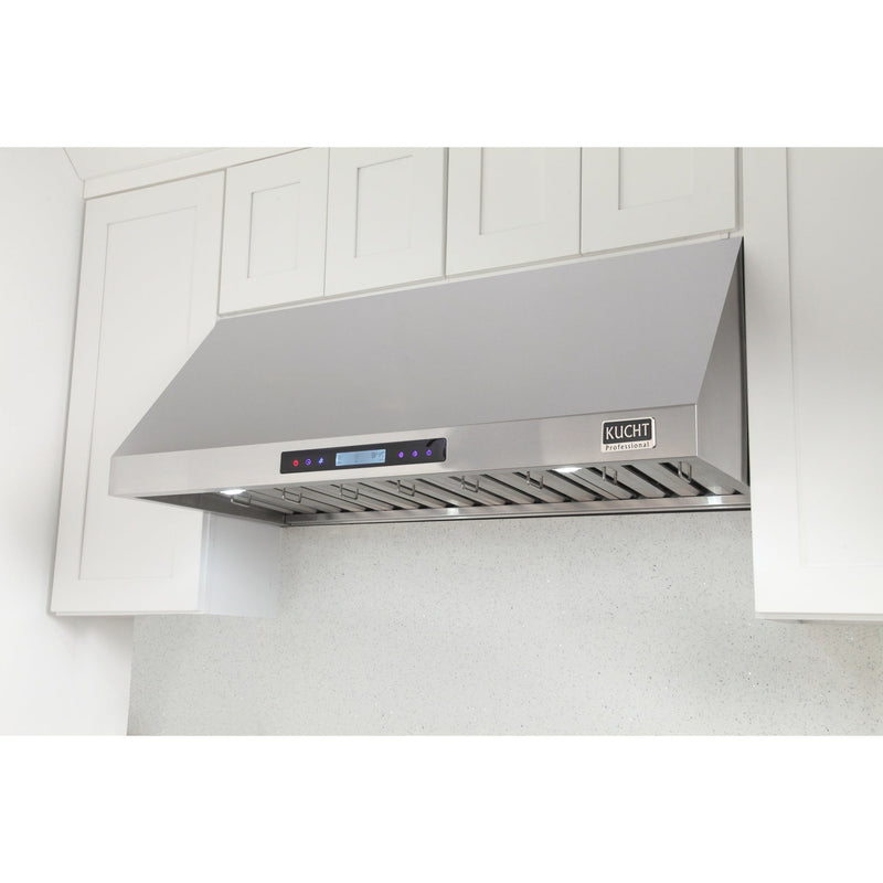 Kucht 48-Inch Under Cabinet Range Hood 1200 CFM in Stainless Steel & Silver (KRH4820A)