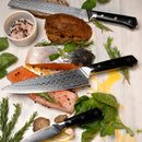 ZLINE 3-Piece Professional Damascus Steel Kitchen Knife Set (KSETT-JD-3)