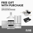 ZLINE 36 in. Kitchen Package with Stainless Steel Dual Fuel Range with White Matte Door and Convertible Vent Range Hood (2KP-RAWMRH36) - MyBBQDirect