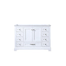 Lexora Dukes 48" White Vanity Cabinet Only - LD342248SA00000