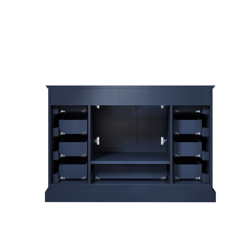 Lexora Dukes 48" Navy Blue Vanity Cabinet Only LD342248SE00000