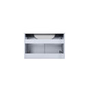Lexora Geneva 30" Glossy White Single Vanity, White Carrara Marble Top, White Square Sink and no Mirror LG192230DMDS000 - MyBBQDirect