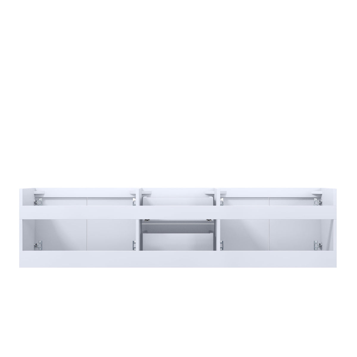 Lexora Geneva 72" Glossy White Vanity Cabinet Only LG192272DM00000 - MyBBQDirect