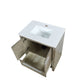 Lexora Lafarre 30" Rustic Acacia Bathroom Vanity, White Quartz Top, and White Square Sink LLF30SKSOS000 - MyBBQDirect