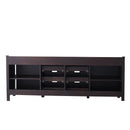 Lexora  Marsyas 84" Brown Vanity Cabinet Only LM342284DC00000