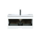 Lexora Scopi 30" Rustic Acacia Bathroom Vanity, Acrylic Composite Top with Integrated Sink, Labaro Brushed Nickel Faucet Set, and 28" Frameless Mirror LSC30SRAOSM28FBN - MyBBQDirect