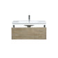 Lexora Scopi 36" Rustic Acacia Bathroom Vanity, Acrylic Composite Top with Integrated Sink, and Labaro Brushed Nickel Faucet Set LSC36SRAOS000FBN - MyBBQDirect