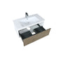 Lexora Scopi 36" Rustic Acacia Bathroom Vanity, Acrylic Composite Top with Integrated Sink, and Labaro Brushed Nickel Faucet Set LSC36SRAOS000FBN - MyBBQDirect