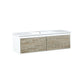 Lexora Scopi 48" Rustic Acacia Bathroom Vanity and Acrylic Composite Top with Integrated Sink LSC48SRAOS000