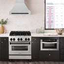 ZLINE 30 in. Autograph Edition Stainless Steel Range Hood with Stainless Steel Shell and Handle (8654STZ-30)