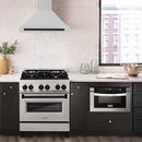ZLINE 30 in. Autograph Edition Fingerprint Resistant Stainless Steel Range Hood with Fingerprint Resistant Stainless Steel Shell and Accents (KB4SNZ-30) - MyBBQDirect