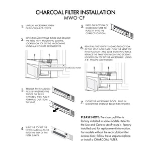 ZLINE Over the Range Microwave Charcoal Filters - MyBBQDirect
