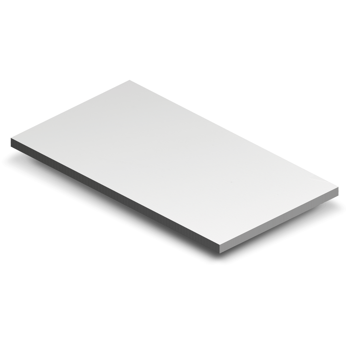 3 x 5 White Matte Sample (CS-WM) - MyBBQDirect