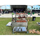 Tagwood BBQ XL Argentine Wood Fire & Charcoal Grill | BBQ23SS -OPEN FIRE COOKING-