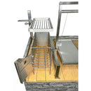 Tagwood BBQ Insert Style Argentine Santa Maria Wood Fire & Charcoal Grill without firebricks | BBQ09SS -