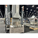 Tagwood BBQ XL Built-In Argentine Wood Fire & Charcoal Grill OPEN FIRE COOKING | BBQ25SS -