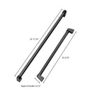 ZLINE 30 in. Built-in Refrigerator Handle in Black Stainless Steel for ZLINE RBIV-30 - MyBBQDirect