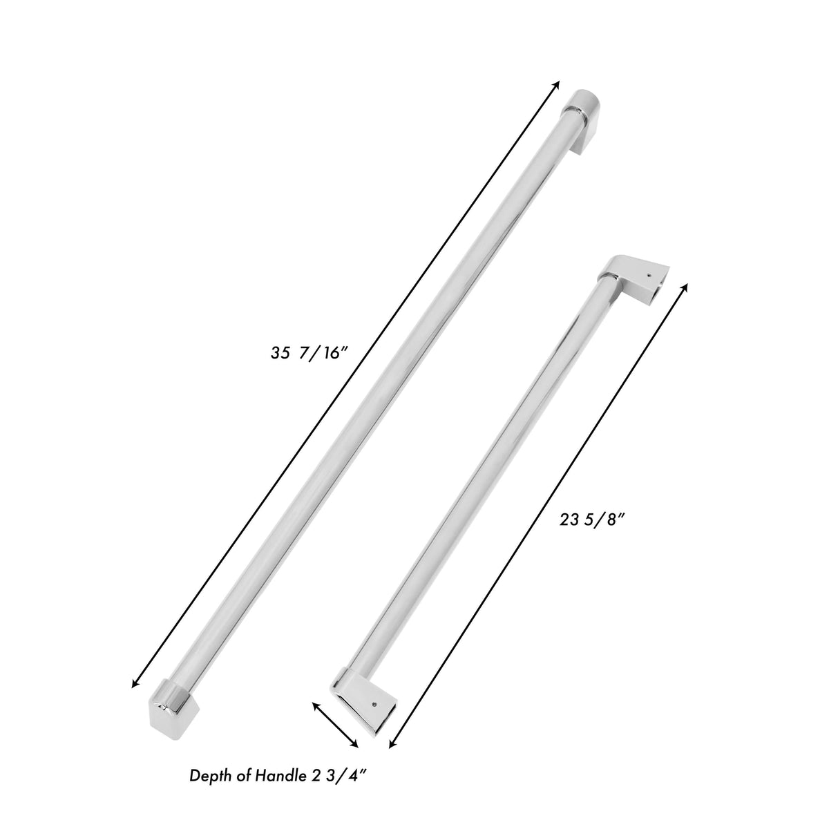 Panels & Handles Only- ZLINE 30 in. Refrigerator Panels in Fingerprint Resistant Stainless Steel for a 30 in. Buit-in Refrigerator (RPBIV-SN-30) - MyBBQDirect