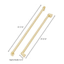 ZLINE 60 in. Autograph Edition Built-in Refrigerator Handle with Accents for RBIV-60 - MyBBQDirect