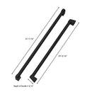 ZLINE 36 in. Autograph Edition Built-in Refrigerator Handle with Accents for RBIV-36 - MyBBQDirect