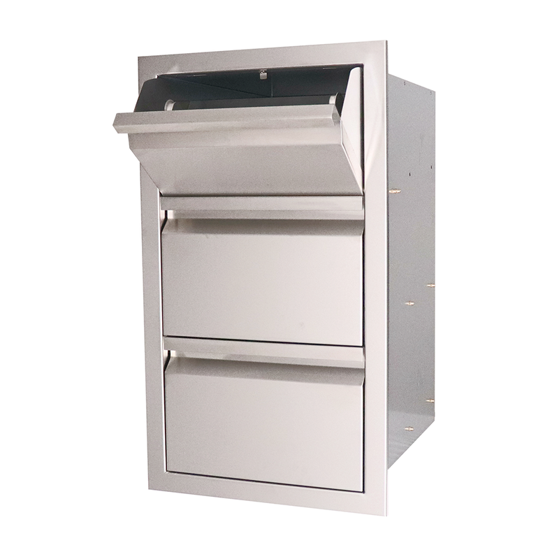 Double Drawer & Paper Towel Holder - VTHC1