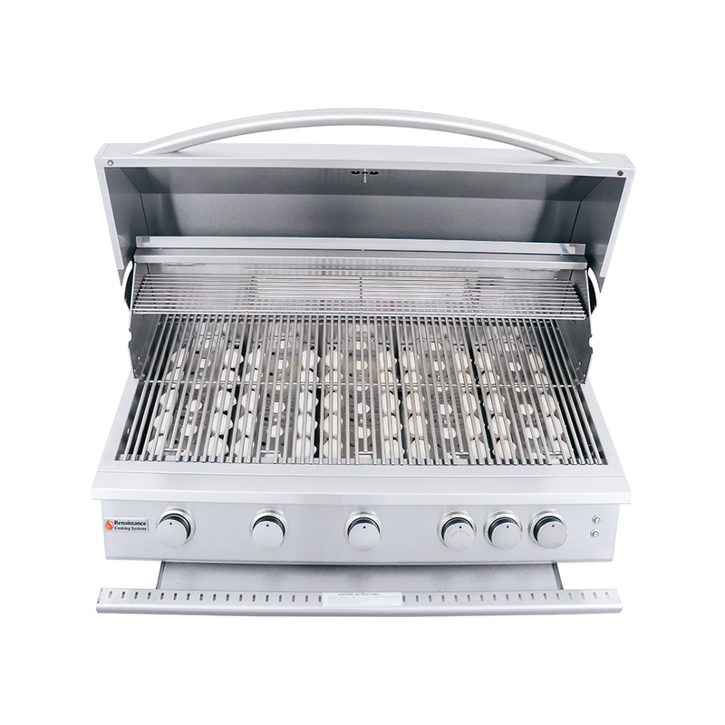 40" Premier Built-In Grill w/ LED Lights - RJC40AL