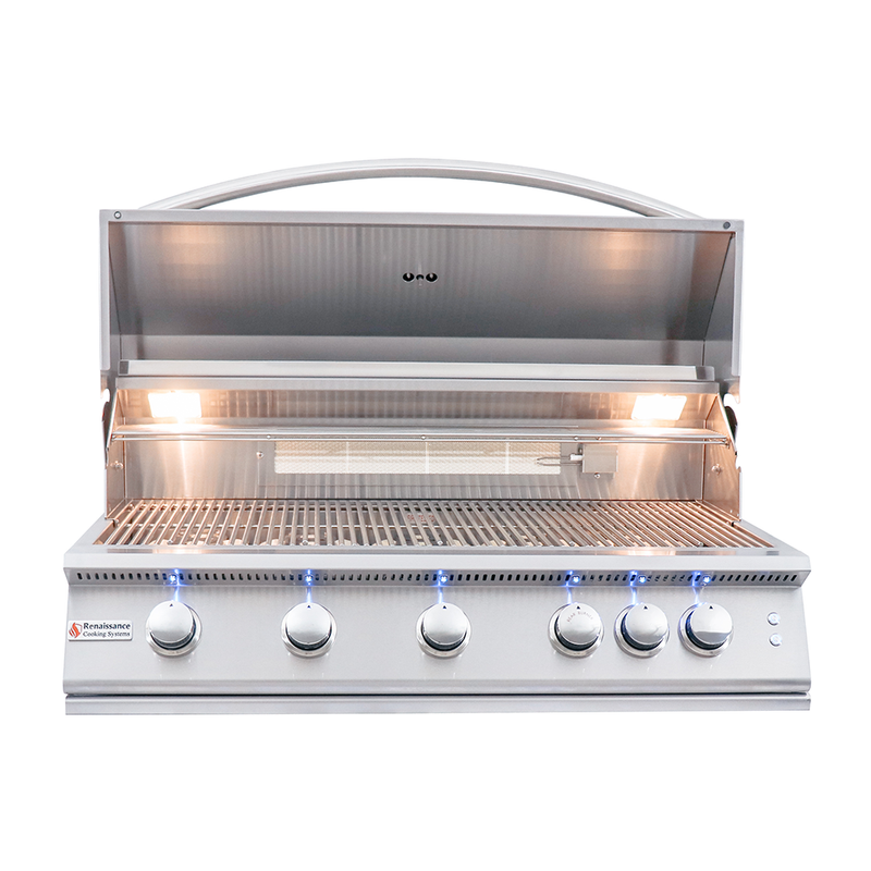 40" Premier Built-In Grill w/ LED Lights - RJC40AL