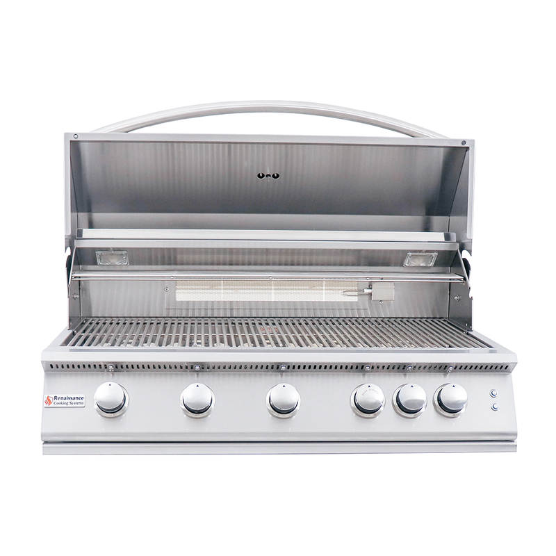 40" Premier Built-In Grill w/ LED Lights - RJC40AL