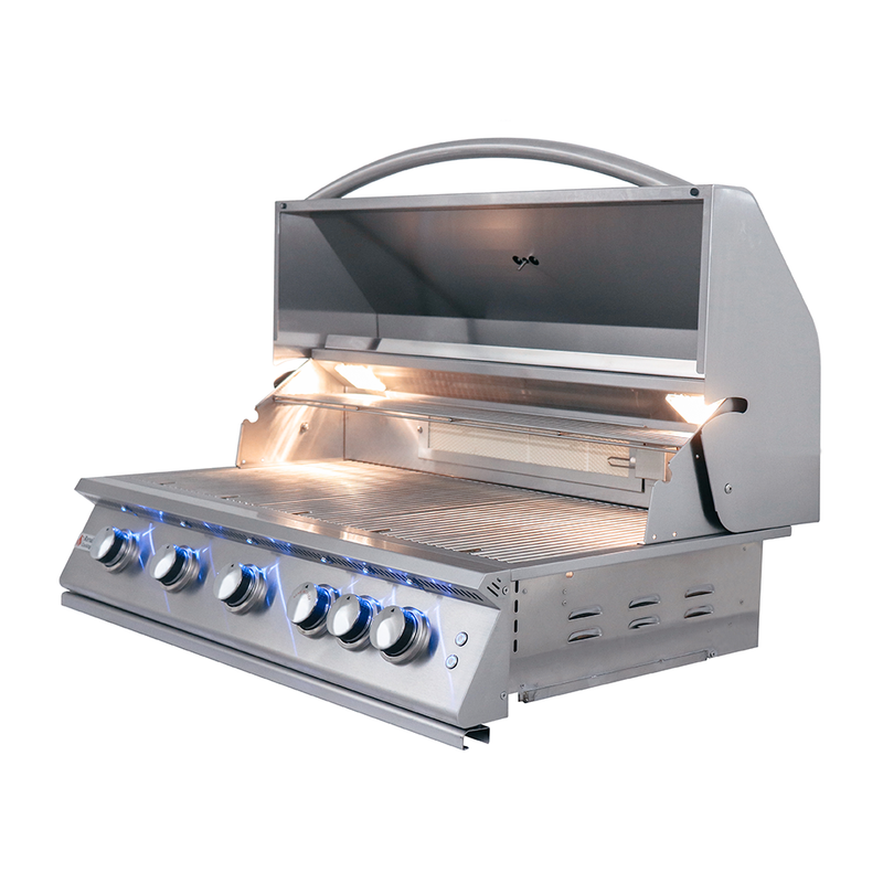 40" Premier Built-In Grill w/ LED Lights - RJC40AL