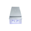 Premier Double Side Burner w/ LED Lights - RJCSSBL