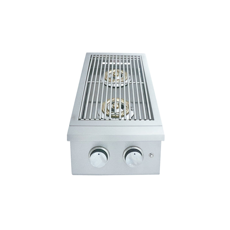 Premier Double Side Burner w/ LED Lights - RJCSSBL