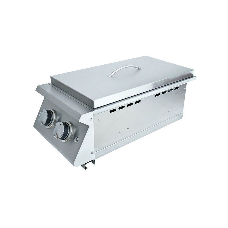 Premier Double Side Burner w/ LED Lights - RJCSSBL