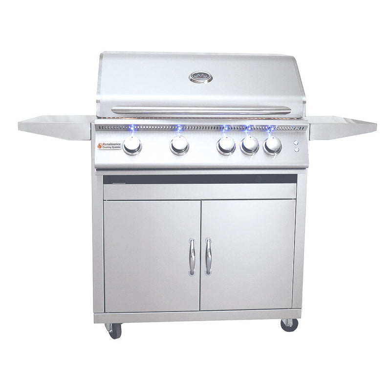 32" Premier "L" Freestanding Grill - RJC32AL CK