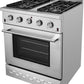 NXR 30 in. Natural Gas Range and Under Cabinet Range Hood Package, SC3055EHBD - MyBBQDirect
