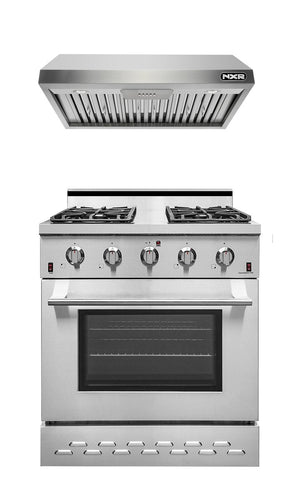 NXR 30 in. Natural Gas Range and Under Cabinet Range Hood Package, SC3055EHBD - MyBBQDirect