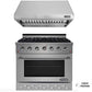NXR 48 in. Propane Gas Range and Under Cabinet Range Hood Package, SC4811LPRHBD - MyBBQDirect