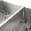 ZLINE 36 in. Chamonix Undermount Double Bowl Kitchen Sink with Bottom Grid (SR60D-36) - MyBBQDirect