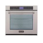 Kucht 30-Inch Single Electric Wall Oven with True Convection and Self-Cleaning in Stainless Steel (KWO310) - MyBBQDirect