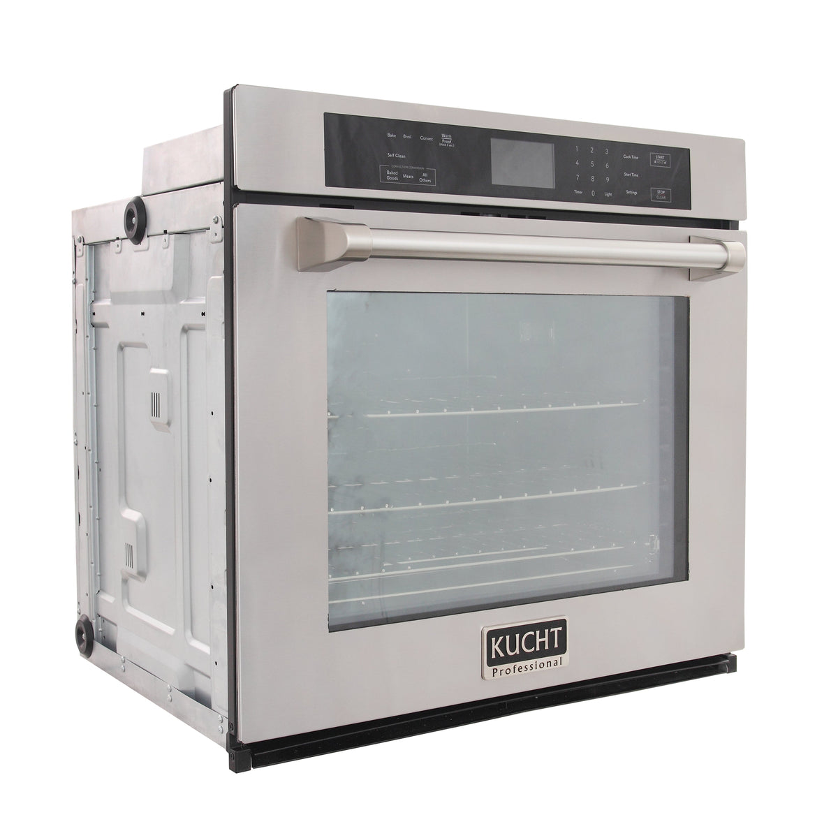 Kucht 30-Inch Single Electric Wall Oven with True Convection and Self-Cleaning in Stainless Steel (KWO310) - MyBBQDirect