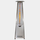 RADtec 93" Pyramid Flame Natural Gas Patio Heater - Stainless Steel Finish