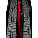 RADtec 80" Ellipse Flame Propane Patio Heater - Black with Ruby Glass 80-ELL-FLM-HT