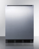 Accucold 24" Wide Built-In All-Refrigerator ADA Compliant with Horizontal Handle - FF6BKBI7SSHHADA
