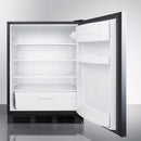 Accucold 24" Wide Built-In All-Refrigerator ADA Compliant with Horizontal Handle - FF6BKBI7SSHHADA