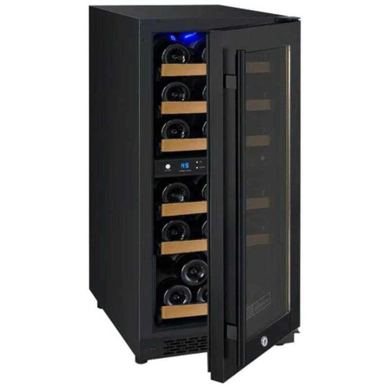 Allavino 15" Wide FlexCount II Tru-Vino 30 Bottle Dual Zone Black Wine Refrigerator (VSWR30-2BR20) - PrimeFair